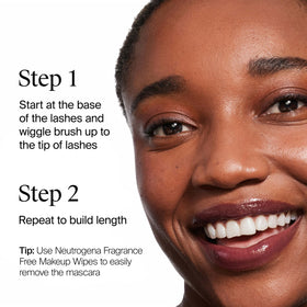 Packaging du mascara Neutrogena Healthy Lengths Brune