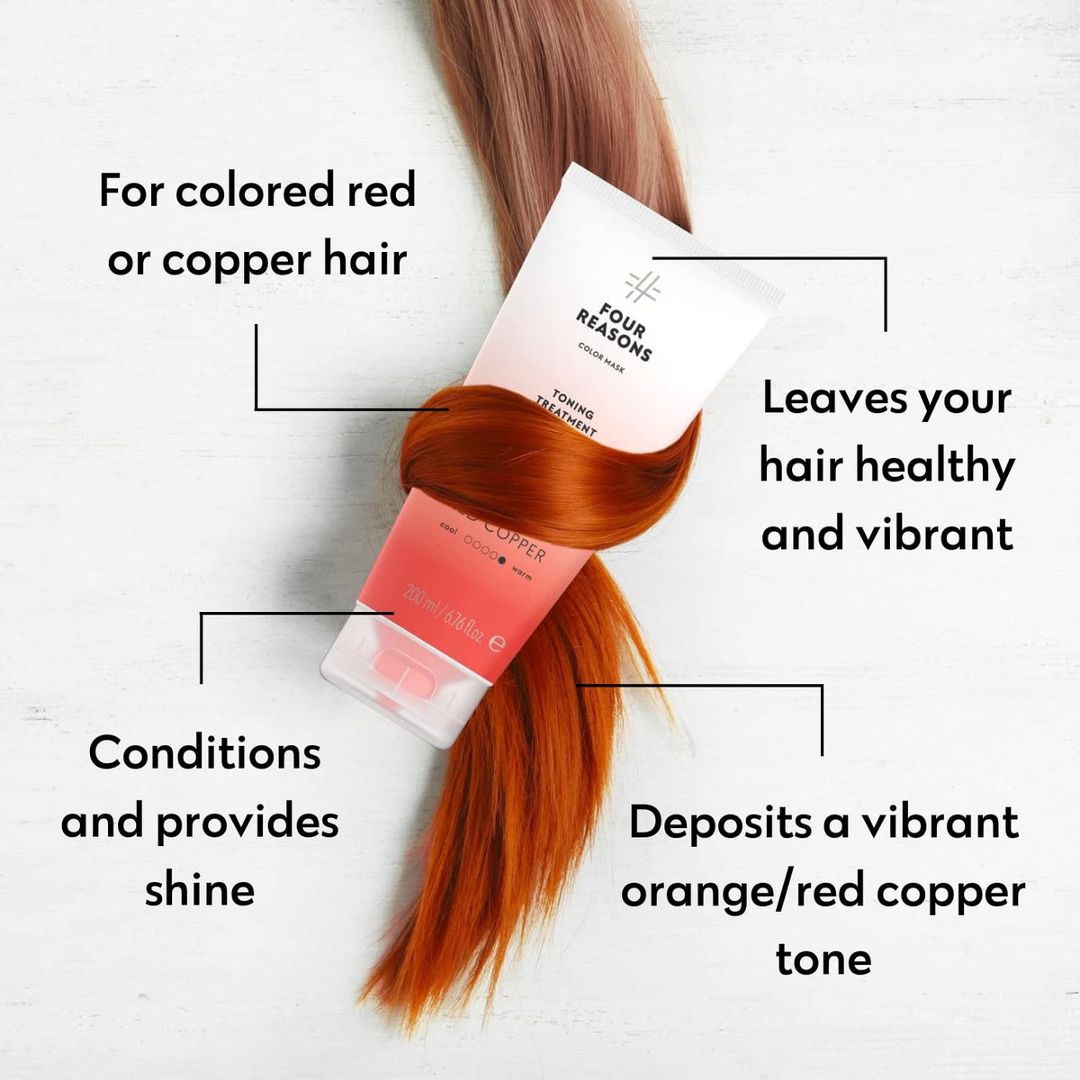 Packaging du masque Color Mask Rouge Cuivre, 246g