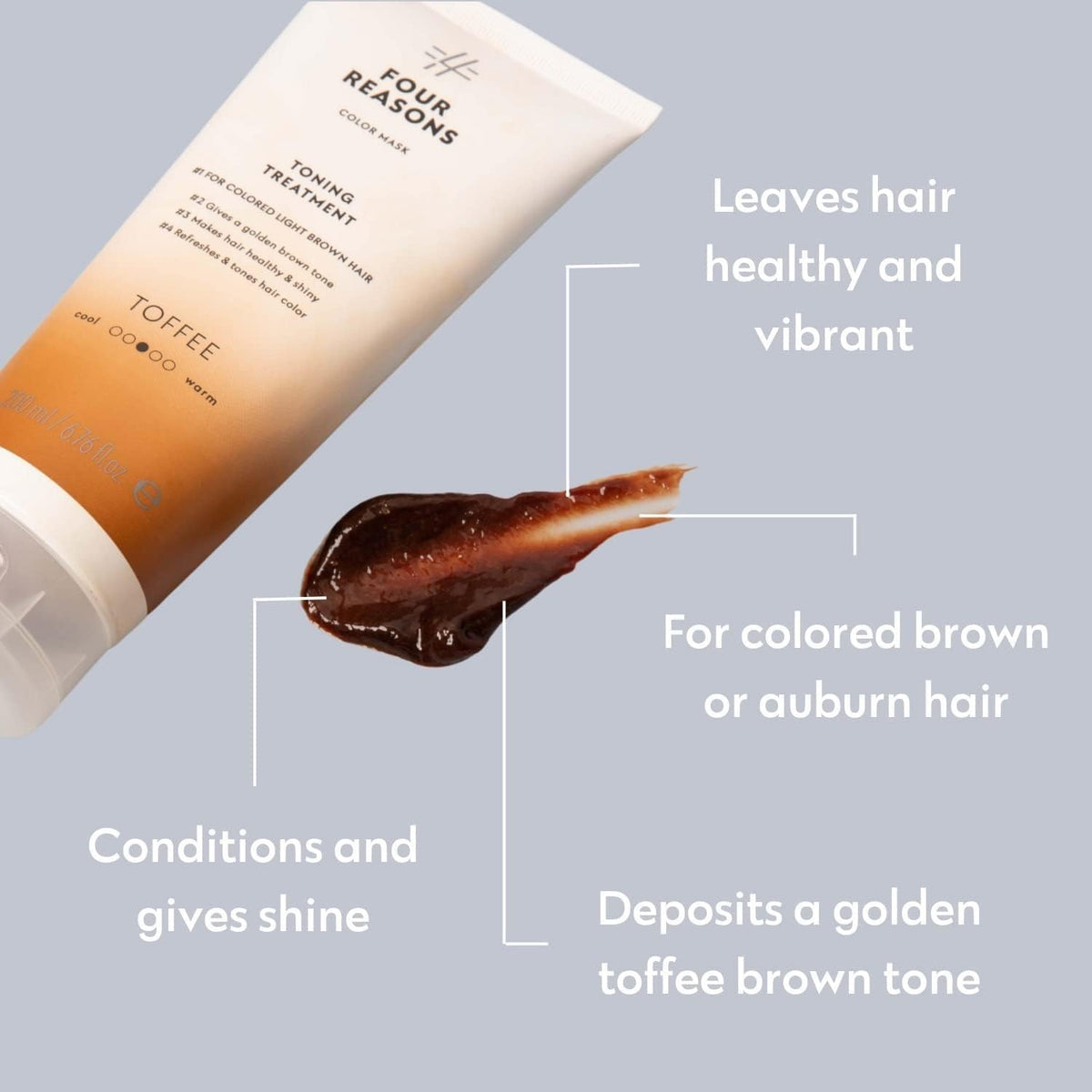 Packaging du masque Color Mask Toffee de 222g