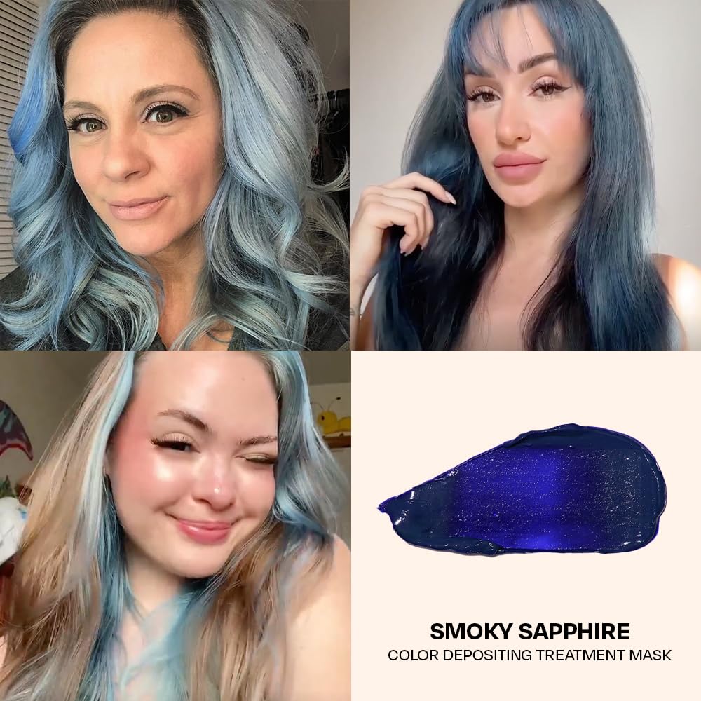 Packaging du masque oVertone Smoky Sapphire