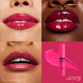 Packaging du NYX Butter Gloss Rose vif