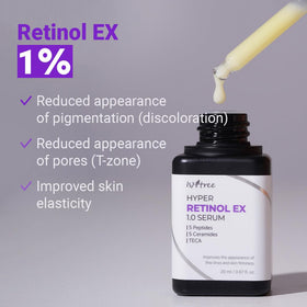 Packaging du sérum IsNtree Hyper Retinol EX 1.0 20ml
