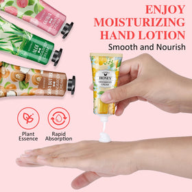 Packaging du set de crèmes pour les mains VESPRO avec 14 mini crèmes