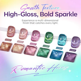 Packaging du set de vernis à ongles gel Cat Eye modelones