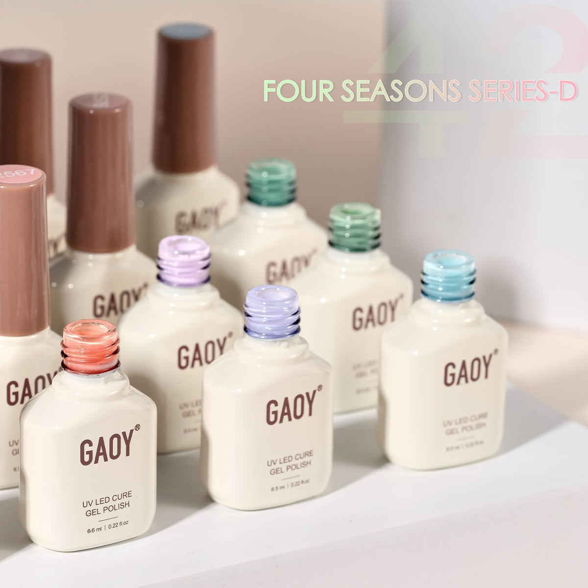 Packaging du set de vernis gel GAOY