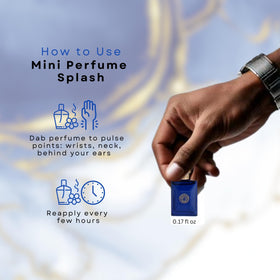 Packaging du set miniature Versace Dylan Blue pour hommes