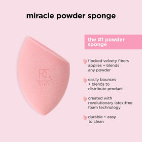 Packaging du Trio d'éponges Real Techniques