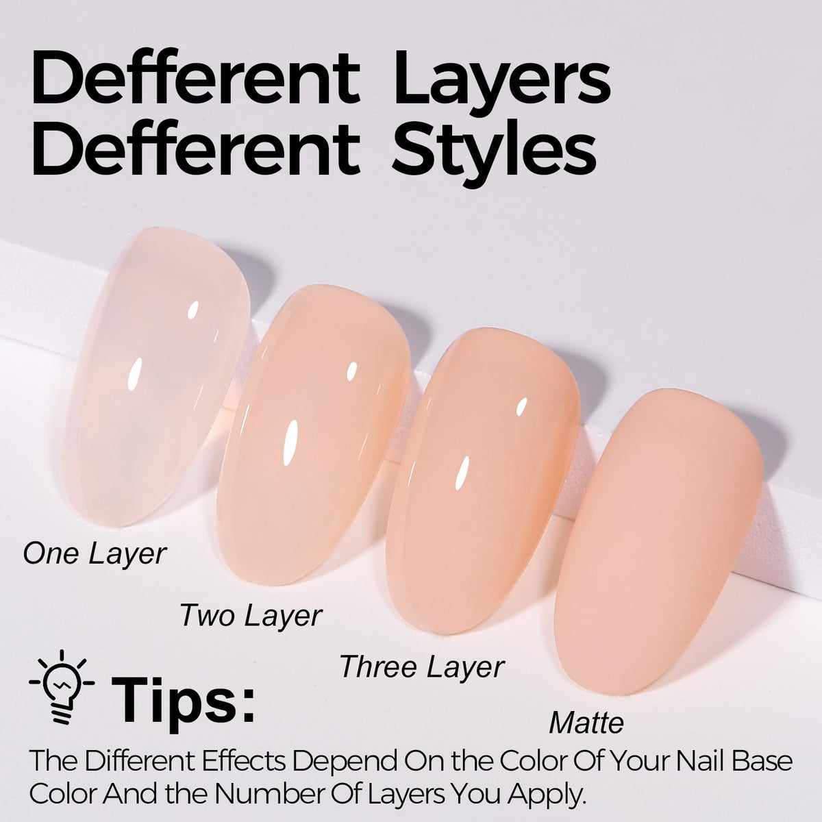 Packaging du vernis gel TOMICCA sur fond blanc