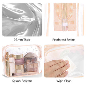 PACKISM trousse de toilette transparente en voyage