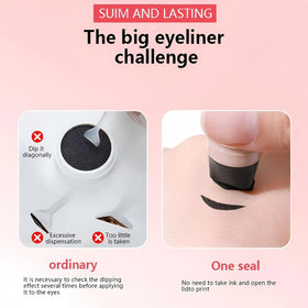 PAGE VINE Eyeliner Stamp Pen application sur la main