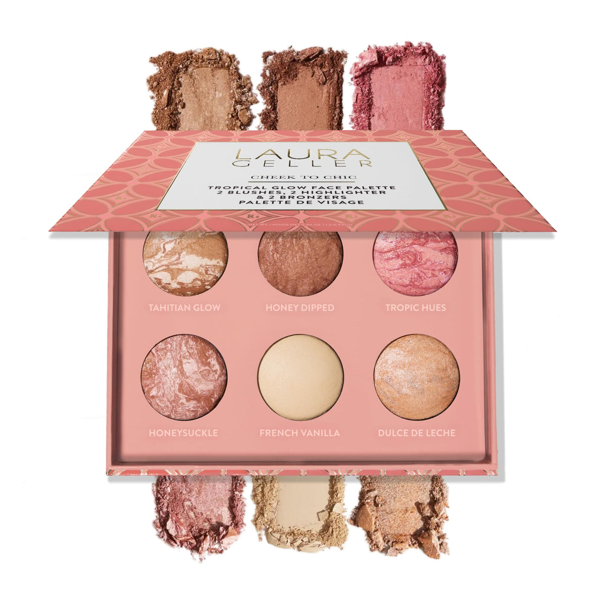 Palette Cheek to Chic Tropical Glow de Laura Geller vue de face