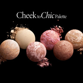 Palette Cheek to Chic Tropical Glow sur une table de maquillage