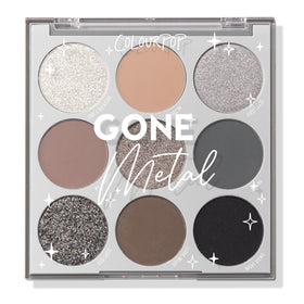 Palette ColourPop de fards à paupières vue de face avec teintes variées