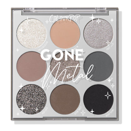 Palette ColourPop de fards à paupières vue de face avec teintes variées