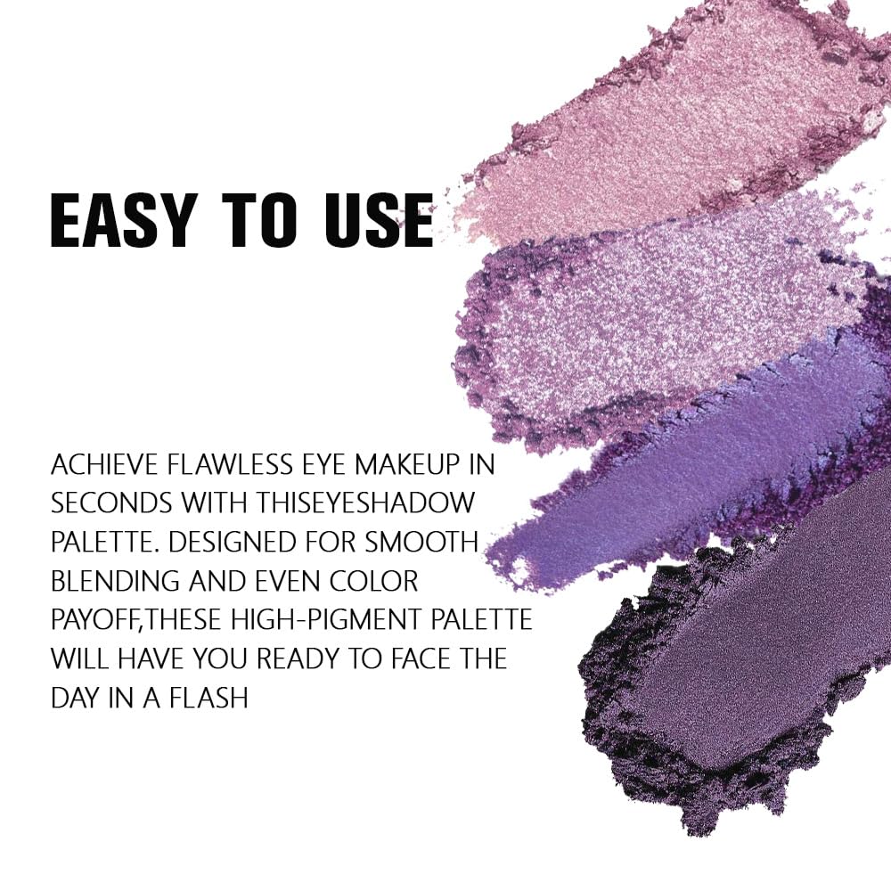 Palette d'ombres à paupières evpct avec un éclat scintillant