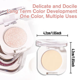 Palette d'ombres à paupières FeiCuiYun avec un pinceau à maquillage