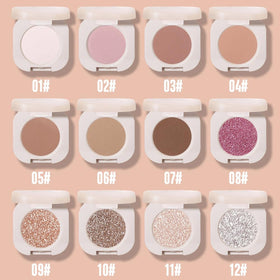 Palette d'ombres à paupières FeiCuiYun dans un cadre de maquillage