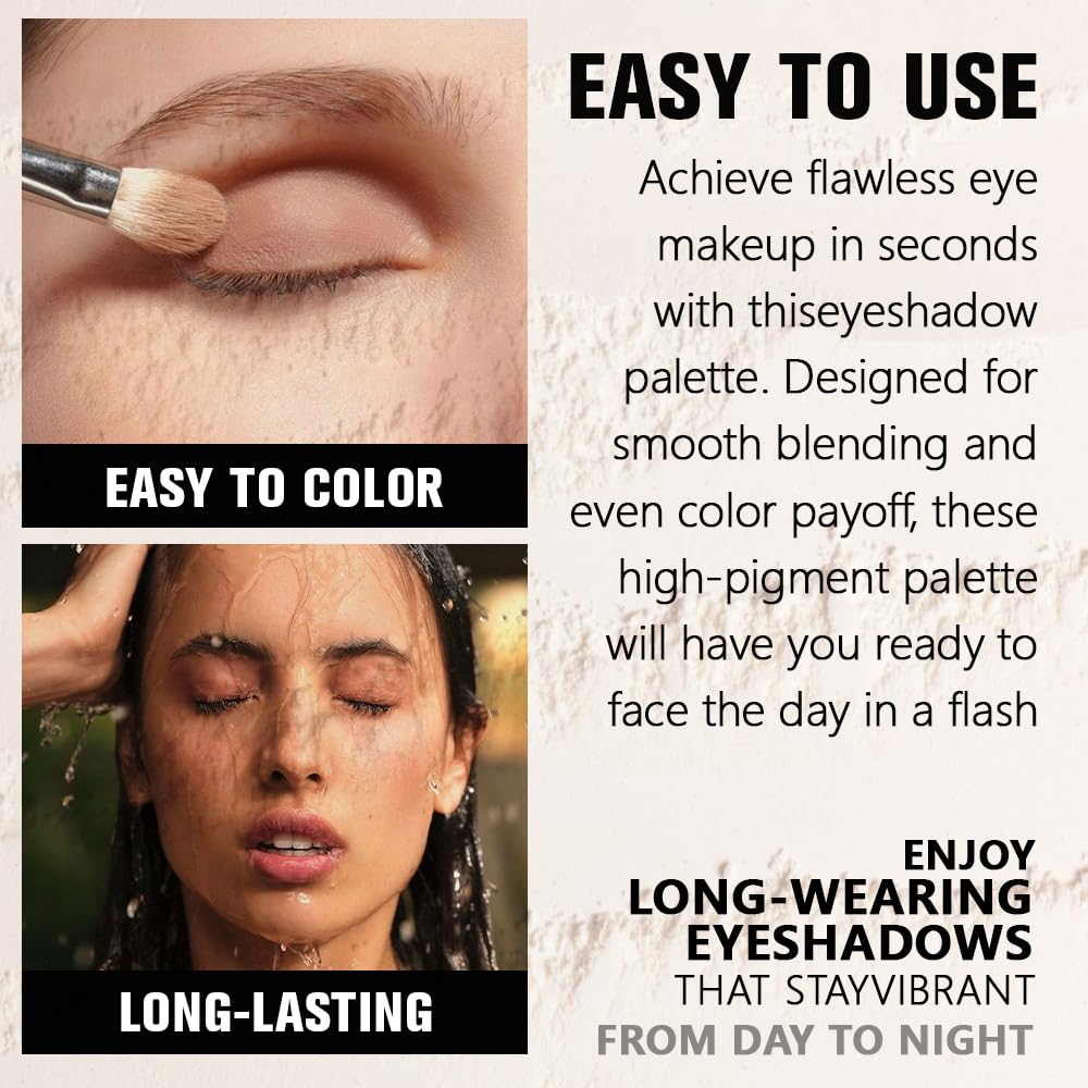 Palette d'ombres à paupières FeiCuiYun dans une trousse de maquillage