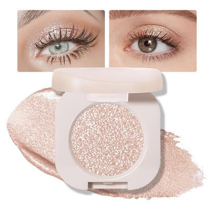 Palette d'ombres à paupières FeiCuiYun vue de face avec teintes variées