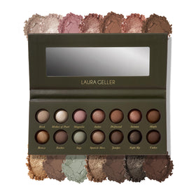 Palette d'ombres à paupières LAURA GELLER 14 teintes vue de face
