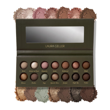 Palette d'ombres à paupières LAURA GELLER 14 teintes vue de face