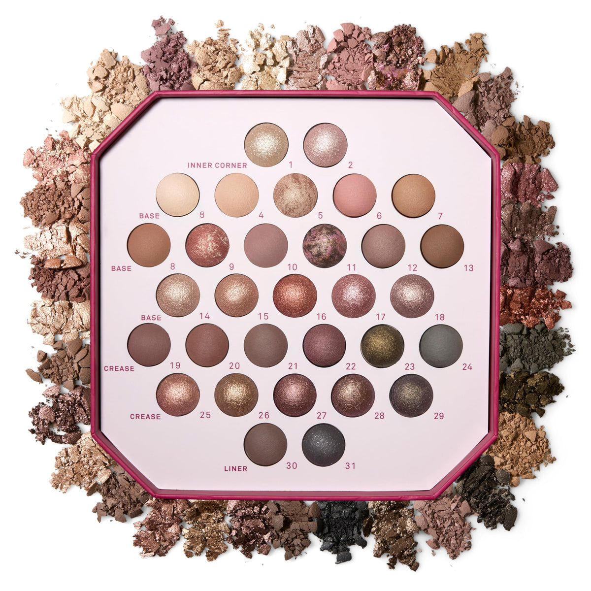 Palette d'Ombres à Paupières LAURA GELLER vue de face
