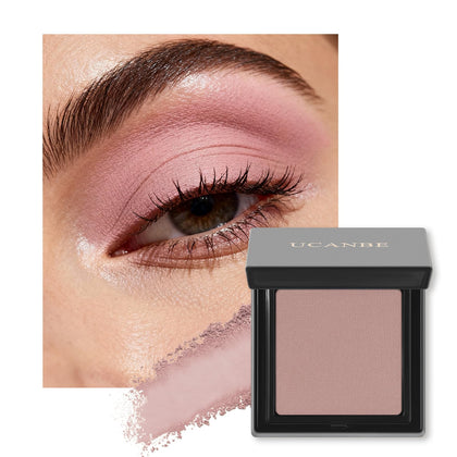Palette d'ombres à paupières UCANBE Rose Poudré vue de face