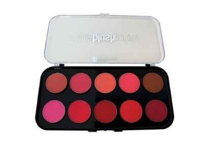 Palette de Blush Mat Beauty avec 10 teintes différentes