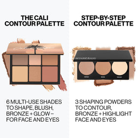 Palette de contouring Smashbox sur fond neutre