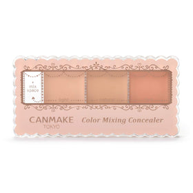 Palette de correcteurs CANMAKE avec trois teintes