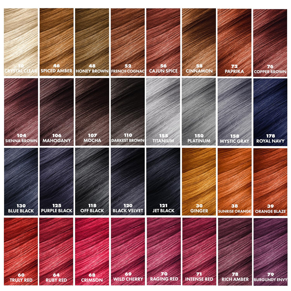 Palette de couleurs Adore, incluant la teinte Clover