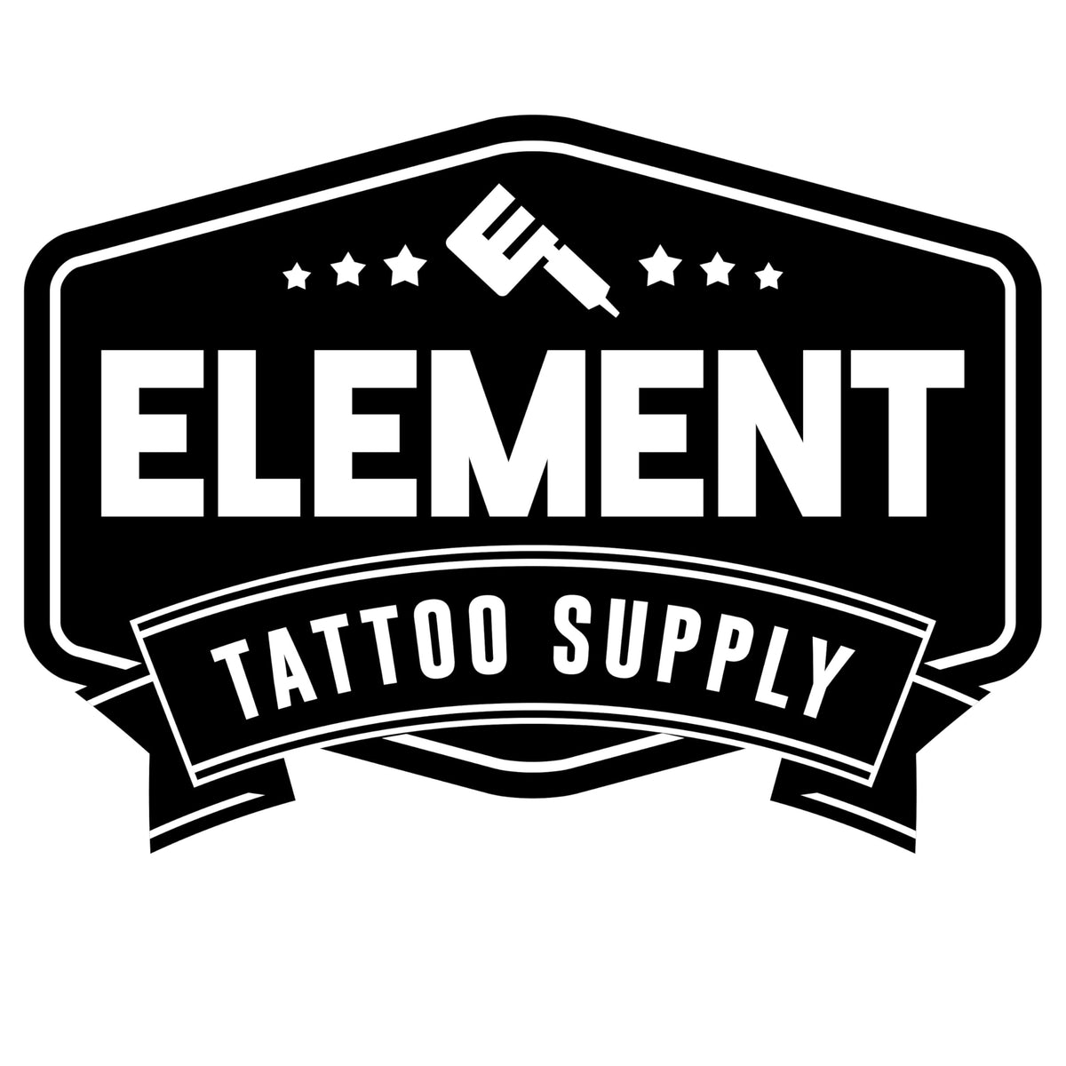 Palette de couleurs avec l'encre rose Element Tattoo Supply
