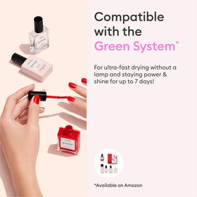 Palette de couleurs de vernis Manucurist avec le Sugar Plum en avant