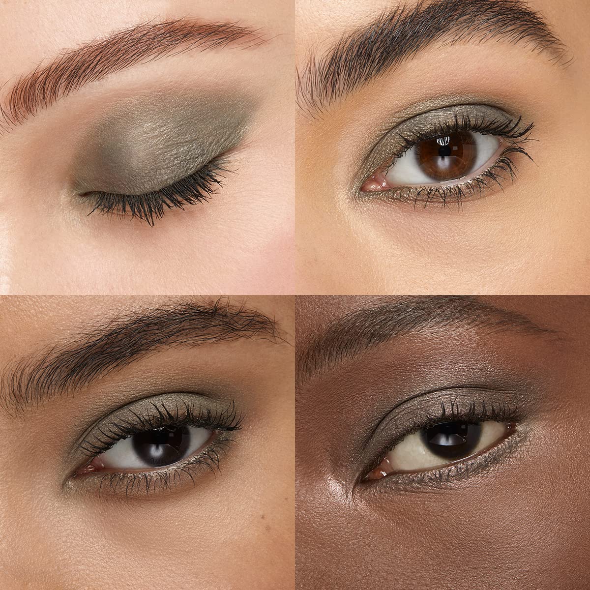 Palette de couleurs du Fard à Paupières Kiko Milano 51, finitions variées