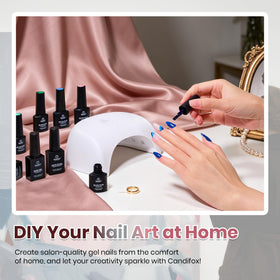 Palette de couleurs du set de vernis à ongles beetles