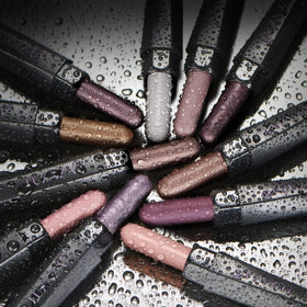 Palette de couleurs neutres du set de crayons ombre à paupières LUXAZA PRO