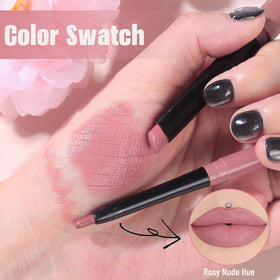 Palette de couleurs rose nude QiBest pour lèvres