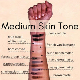 Palette de fard à paupières Pure Ziva avec plusieurs teintes