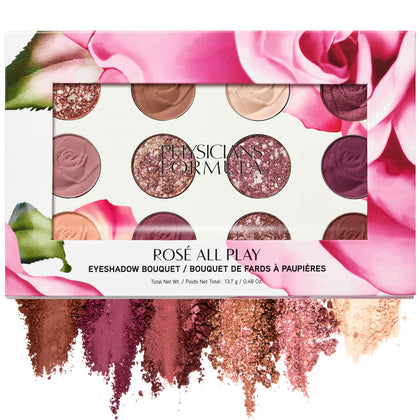 Palette de fards à paupières 12 teintes Physicians Formula Rose All Play vue de face