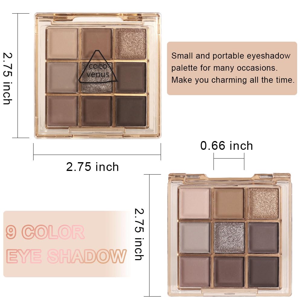 Palette de Fards à Paupières CAKAILA avec applicateur inclus