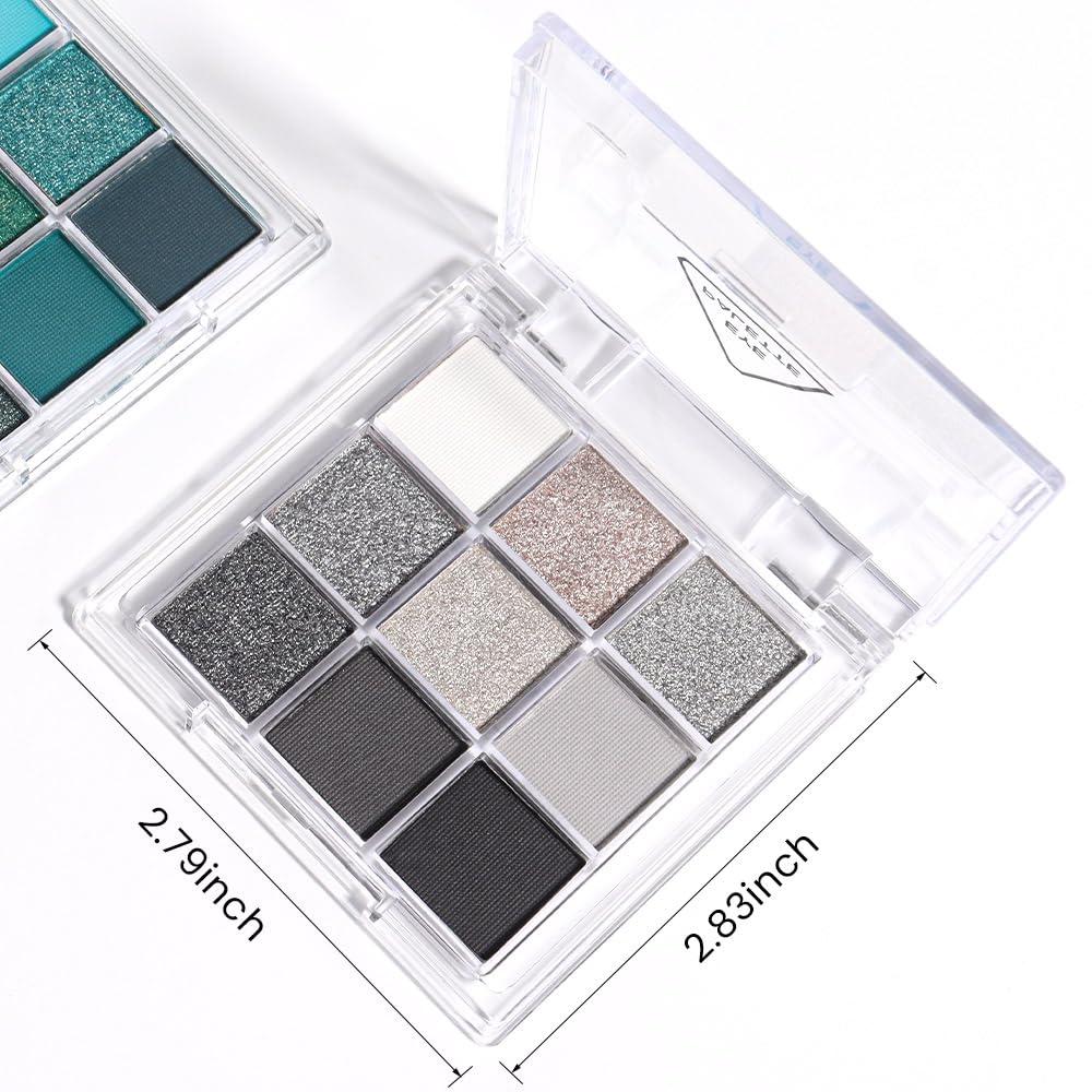 Palette de fards à paupières CAKAILA fermée montrant son design élégant