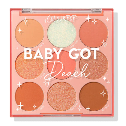 Palette de Fards à Paupières ColourPop Baby Got Peach vue de face