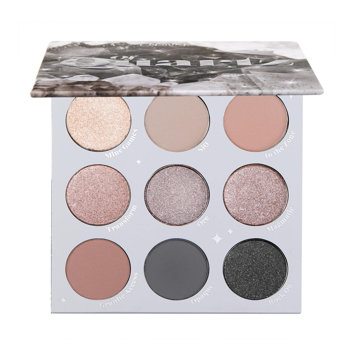 Palette de fards à paupières ColourPop Of Quartz vue de face