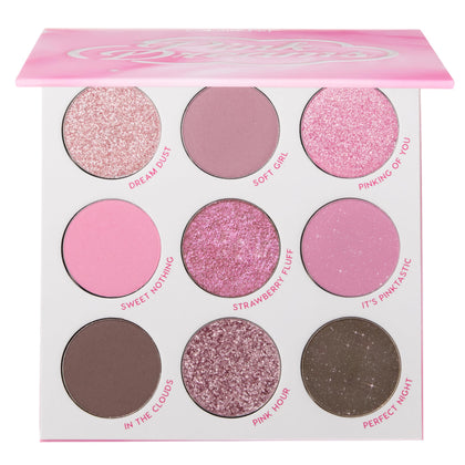 Palette de fards à paupières ColourPop Pink Dreams avec 9 teintes roses