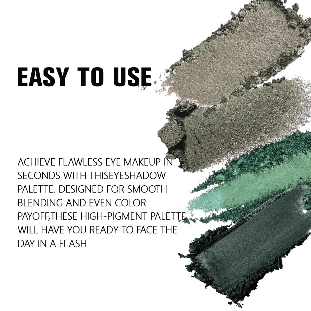 Palette de fards à paupières evpct avec éclats et matte