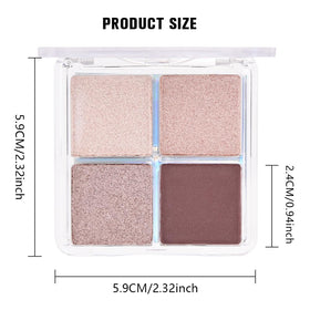 Palette de Fards à Paupières evpct avec un emballage soigné prêt à offrir