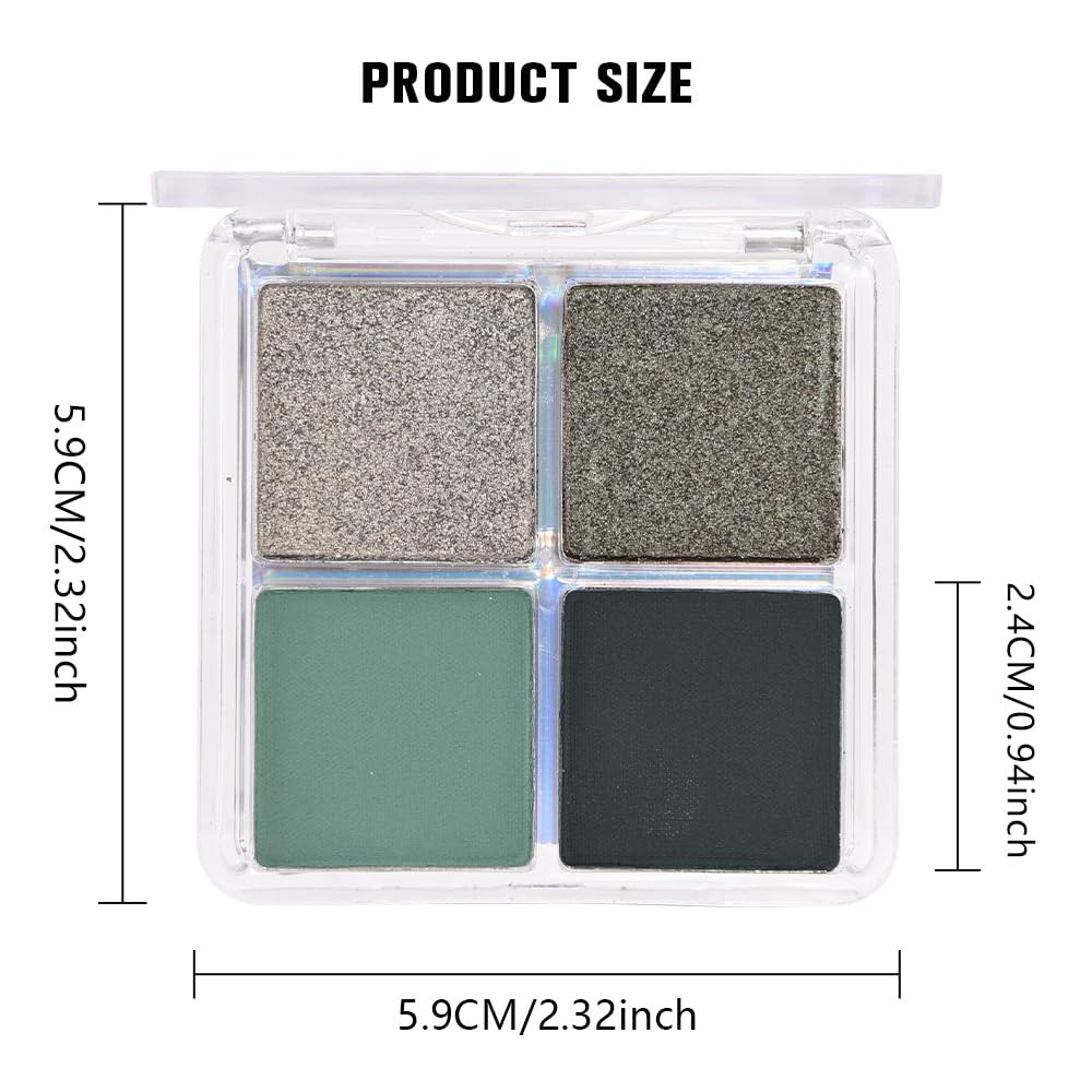 Palette de fards à paupières evpct sur une table de maquillage