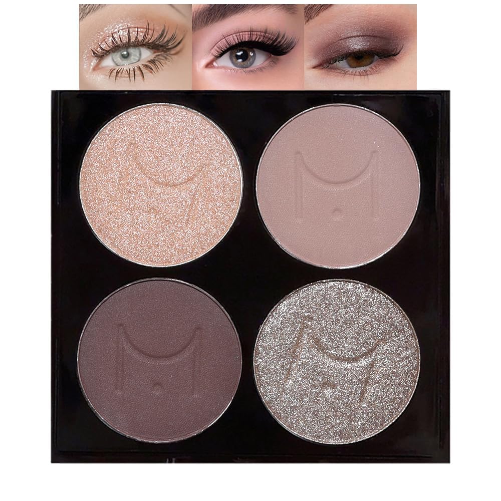 Palette de fards à paupières evpct vue de face avec miroir intégré