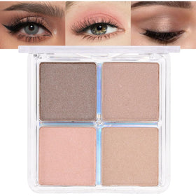 Palette de Fards à Paupières evpct vue de face avec teintes mat et pailletées