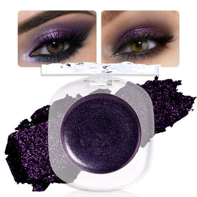 Palette de fards à paupières FeiCuiYun violette avec textures variées